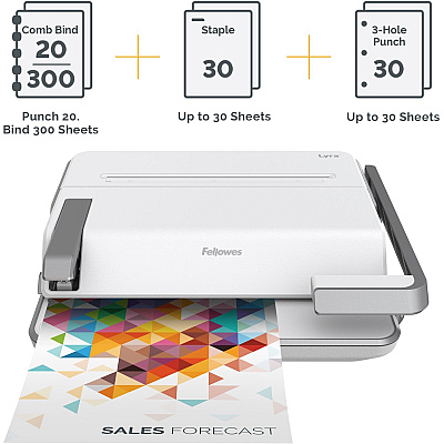 Fellowes Lyra 3-in-1 Binding Center (FEL5603001)
