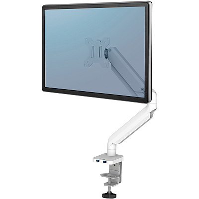 Fellowes Platinum Series Single Monitor Arm - White (FEL8056201)