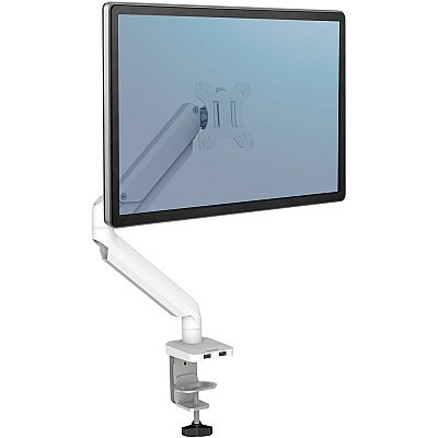 Fellowes Platinum Series Single Monitor Arm - White (FEL8056201)