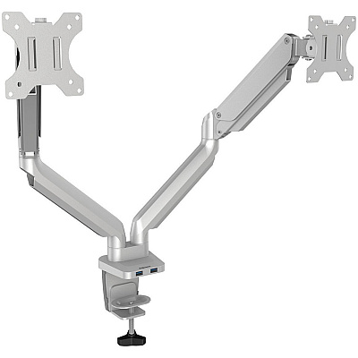 Fellowes Platinum Series Dual Monitor Arm - Silver (8056501)