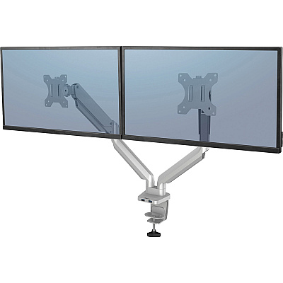 Fellowes Platinum Series Dual Monitor Arm - Silver (8056501)