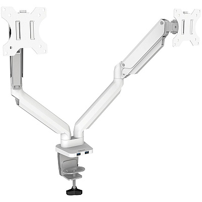 Fellowes Platinum Series Dual Monitor Arm - White (FEL8056301)