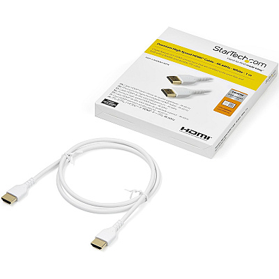StarTech 1m 4k Premium Hdmi 2.0 Cable Durable 3ft (RHDMM1MPW)