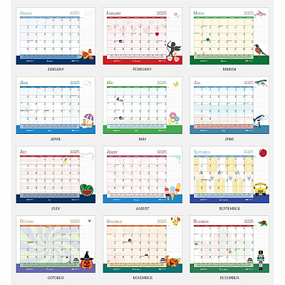 House of Doolittle Seasonal Holiday Deskpad Calendar (HOD1396)