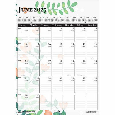 House of Doolittle Wild Flower Monthly Wall Calendar (HOD3462)