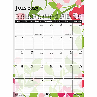 House of Doolittle Wild Flower Monthly Wall Calendar (HOD3462)