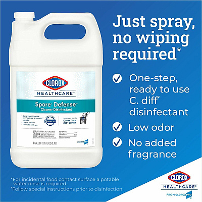 Clorox Healthcare Spore Defense Cleaner Disinfectant Refill (CLO32122)