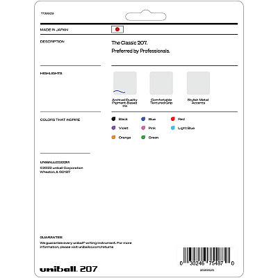 uniball 207 Fashion Gel Pens (UBC1739929)