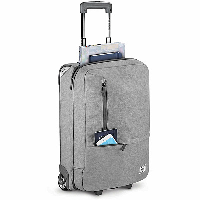 Solo Re:treat Travel/Luggage Case (Carry On) Travel Essential - Gray (USLUBN91410)