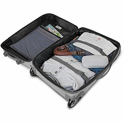 Solo Re:treat Travel/Luggage Case (Carry On) Travel Essential - Gray (USLUBN91410)