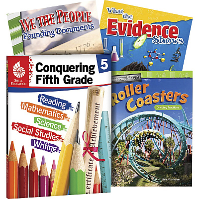Shell Education Conquering Fifth Grade 4-book Set Printed Book (100713)