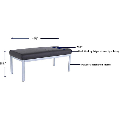 Lorell Healthcare Reception Guest Bench (LLR66999)