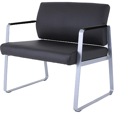 Lorell Healthcare Reception Big & Tall Sled Base Guest Chair (LLR66997)