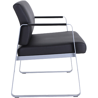 Lorell Healthcare Reception Big & Tall Sled Base Guest Chair (LLR66997)