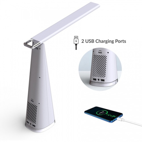 Lorell 3-in-1 Air Purifier/Mood Light Desk Lamp (03146)