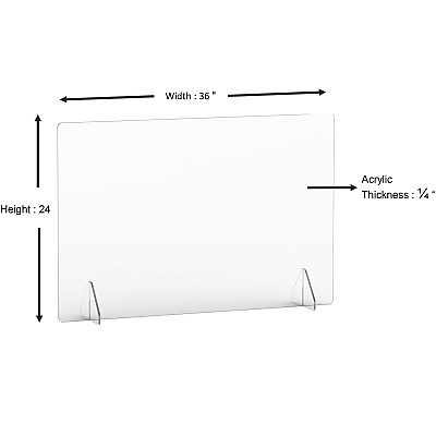 Lorell Social Distancing Barrier (LLR55684)