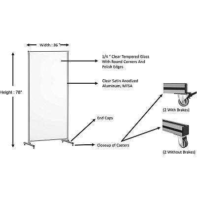 Lorell Mobile Full Protective Glass Screen (LLR55673)