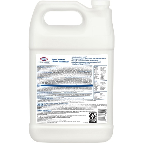 Clorox Healthcare Spore Defense Cleaner Disinfectant Refills (32122)