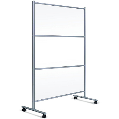 Bi-silque Mobile Glass Panel Divider (BVCDSP273046)