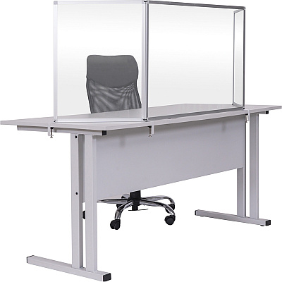 Bi-silque Desktop Divider Glass Barrier (BVCGL07219101)