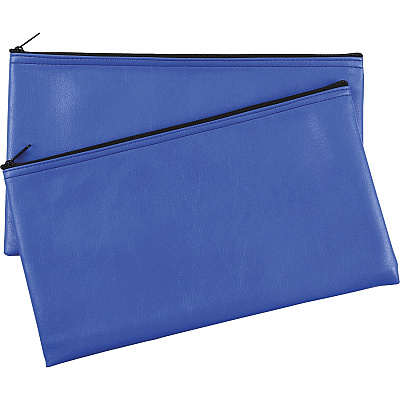 Sparco Carrying Case (Wallet) Cash, Check, Receipt, Office Supplies - Blue (SPR00087)