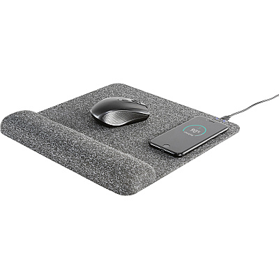 Allsop PowerTrack Plush Wireless Charging Mousepad - (ASP32304)