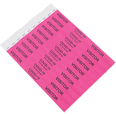 Advantus COVID Prescreened Visitor Wristbands (AVT76095)