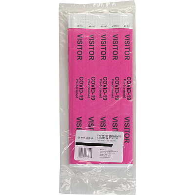Advantus COVID Prescreened Visitor Wristbands (AVT76099)
