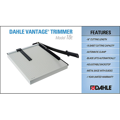 Dahle Vantage 18e Guillotine Paper Trimmer (40018)