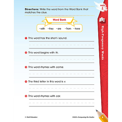 Shell Education Conquering Home/Classwork Book Set Printed Book (100709)