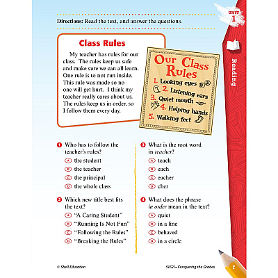 Shell Education Conquering Home/Classwork Book Set Printed Book (100710)