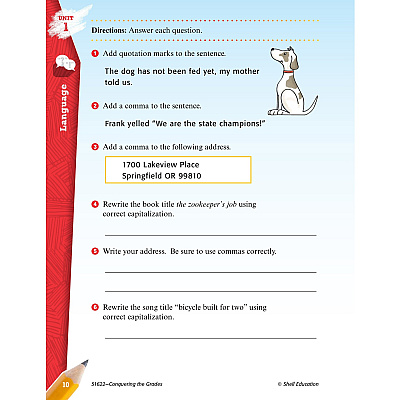 Shell Education Conquering Home/Classwork Book Set Printed Book (100711)