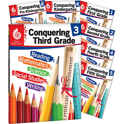 Shell Education Conquering Home/Classwork Book Set Printed Book (100712)