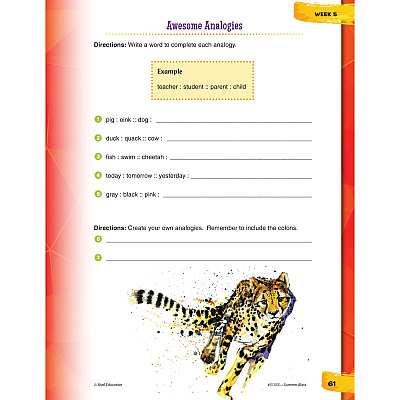 Shell Education Summer Blast Student Workbook Printed Book by Wendy Conklin (51555)