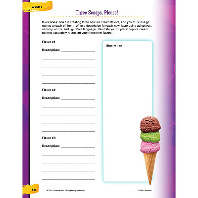 Shell Education Learn-At-Home Grade 4 Summer STEM Set Printed Book by Jennifer Prior, Wendy Conklin, Suzanne I. Barchers (51674)