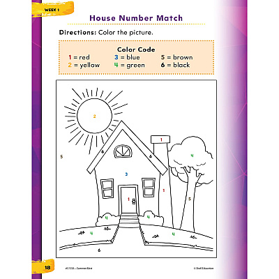 Shell Education Learn-At-Home Grade K Summer STEM Set Printed Book by Jodene Smith (51670)