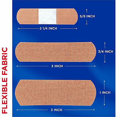 BAND-AID Flexible Fabric Adhesive Bandages (JOJ115078)