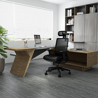 Lorell Mesh High-Back Task Chair With Headrest (LLR03208)