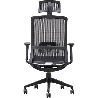 Lorell Mesh High-Back Task Chair With Headrest (LLR03208)