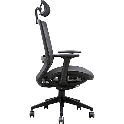 Lorell Mesh High-Back Task Chair With Headrest (LLR03208)