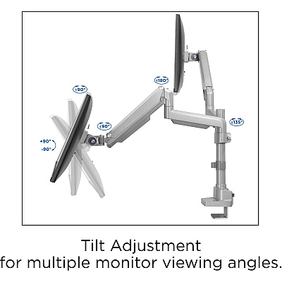 Lorell Mounting Arm for Monitor - Gray (LLR99803)