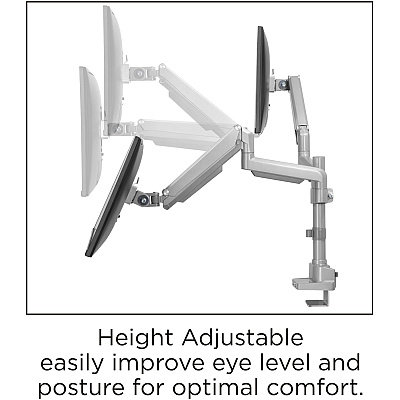 Lorell Mounting Arm for Monitor - Gray (LLR99803)