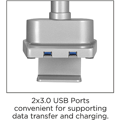 Lorell Mounting Arm for Monitor - Gray (LLR99803)