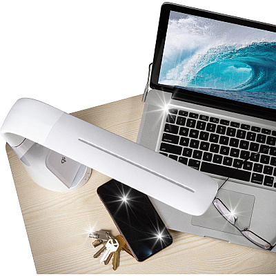 OttLite Purify LED Desk Lamp with Wireless Charging and Sanitizing (OTTSCNQC00S)