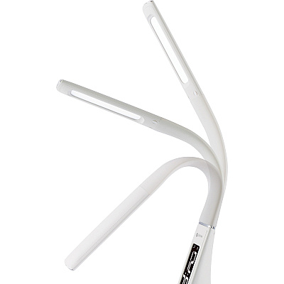 OttLite Thrive LED Desk Lamp with Clock and Sanitizing (OTTSCEY700S)