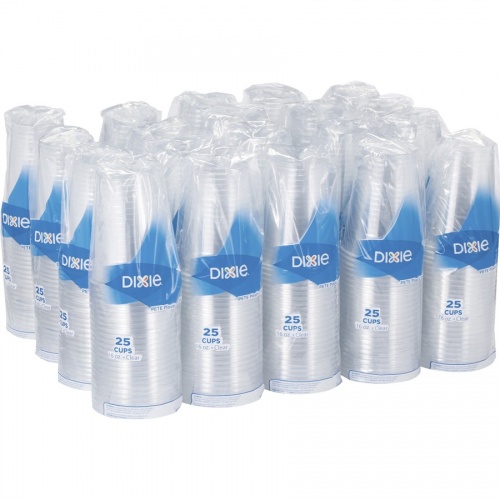 Dixie Clear Plastic Cold Cups (CPET16DX)