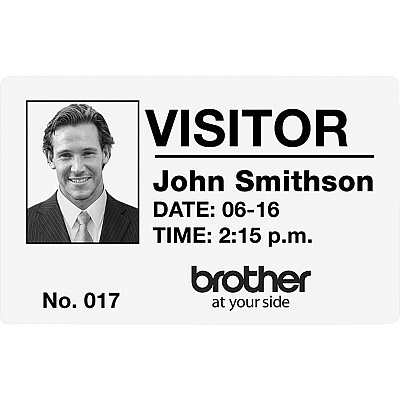 Brother DK Name Badge Label (BRTDK12343PK)