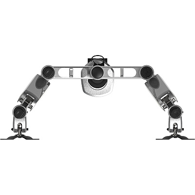 Kantek MA320 Mounting Arm for Monitor - Silver - TAA Compliant