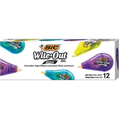 Wite-Out Mini Correction Tape Pack (BICWOTM11)