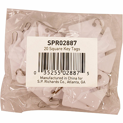 Sparco Square Key Tags (SPR02887)